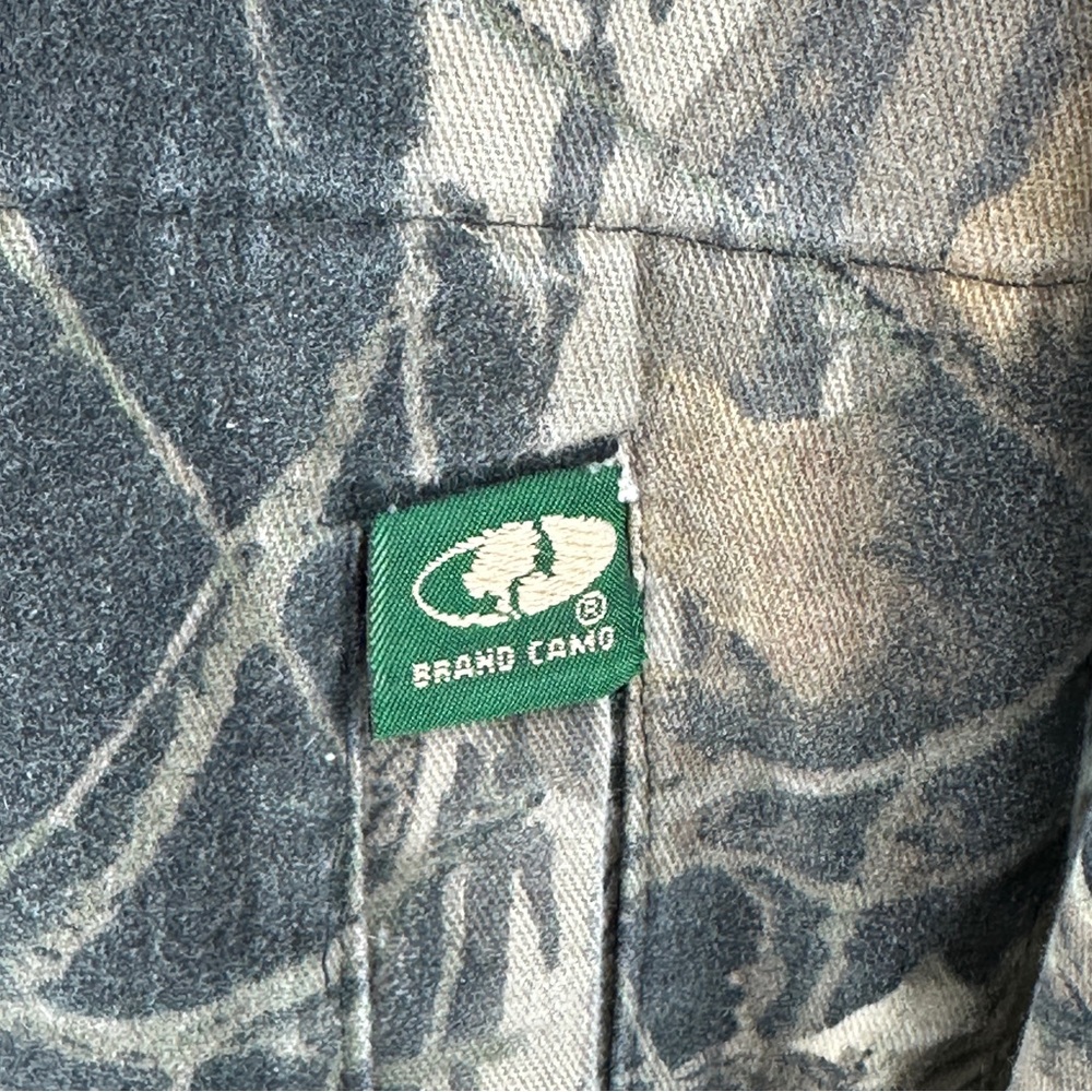 Men’s 3XL Mossy Oak Break Up Camouflage Bomber Jacket Vintage 80’s Camo - Picture 2 of 13